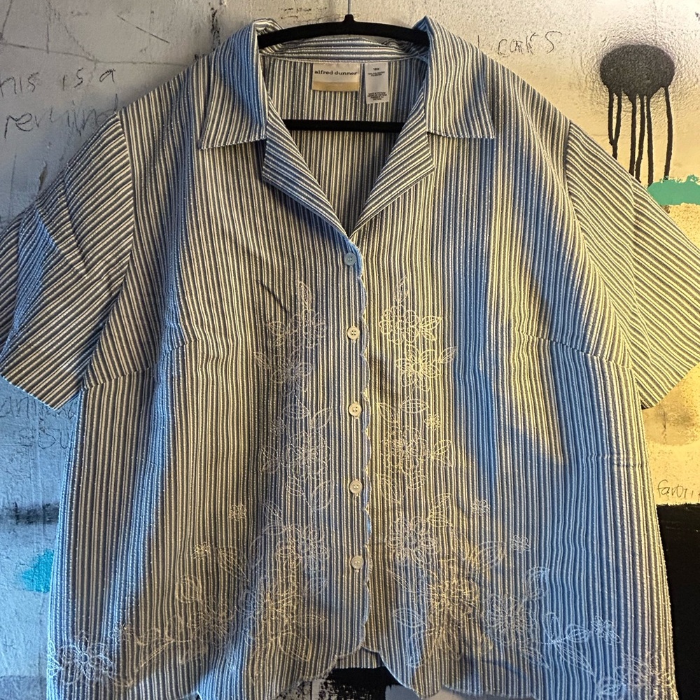 Blue Striped Shirt